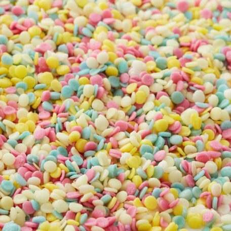 White, Purple, & Blue Star Shapes